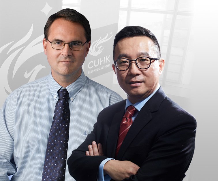 Lawrence Chan & David Ahlstrom from CUHK MBA